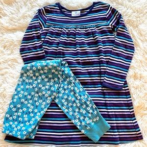 Hanna Andersson play dress and leggings